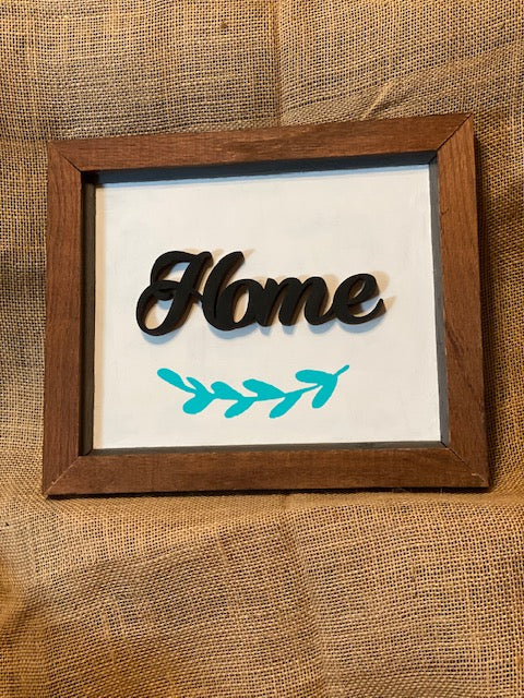 Home - brown frame