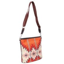 Load image into Gallery viewer, Aztec Canvas Crossbody Bag
