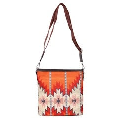 Aztec Canvas Crossbody Bag